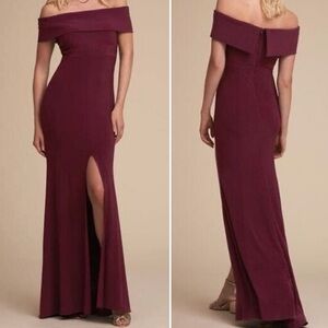 BHLDN Delice Off the Shoulder Crepe Dress